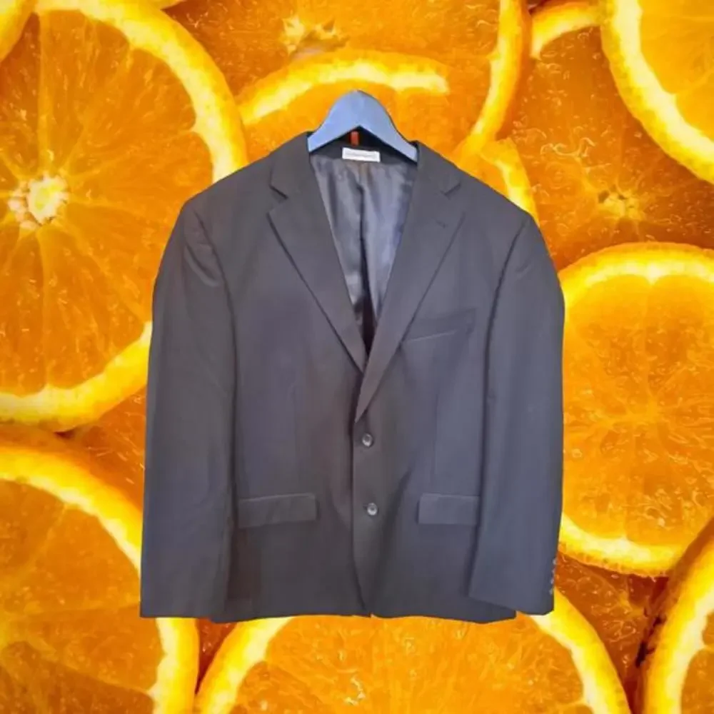 Geoffrey Beene Black 2 Button Blazer Size 40R